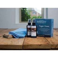 SINKOLOGY Copernicus All-In-One 21 in. Copper Bathroom Vessel Sink with Pfister Ashfield Bronze Faucet and Drain -Bathroom Sinks Sales aged copper rustic bronze sinkology vessel sinks sb303 21ag f040 76 1000