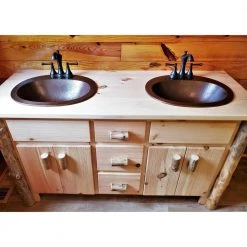 SINKOLOGY Seville 20 in. Drop-In Copper Bath Sink in Aged Copper 4 in. Faucet Holes with Overflow -Bathroom Sinks Sales aged copper sinkology drop in bathroom sinks bod 0903bc 4f 1000