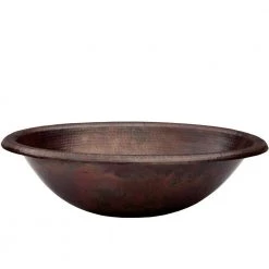 Novatto Cordoba Copper Drop-In Bathroom Sink -Bathroom Sinks Sales antique novatto drop in bathroom sinks tcu 003an 4f 1000