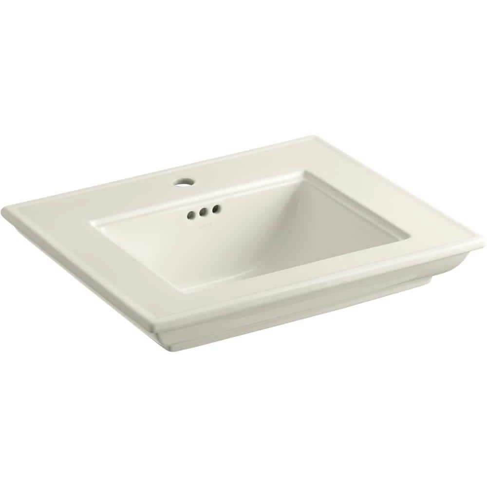 KOHLER Memoirs Stately 24.5 in. Console Sink Basin in Biscuit 3 KOHLER Memoirs Stately 24.5 in. Console Sink Basin in Biscuit