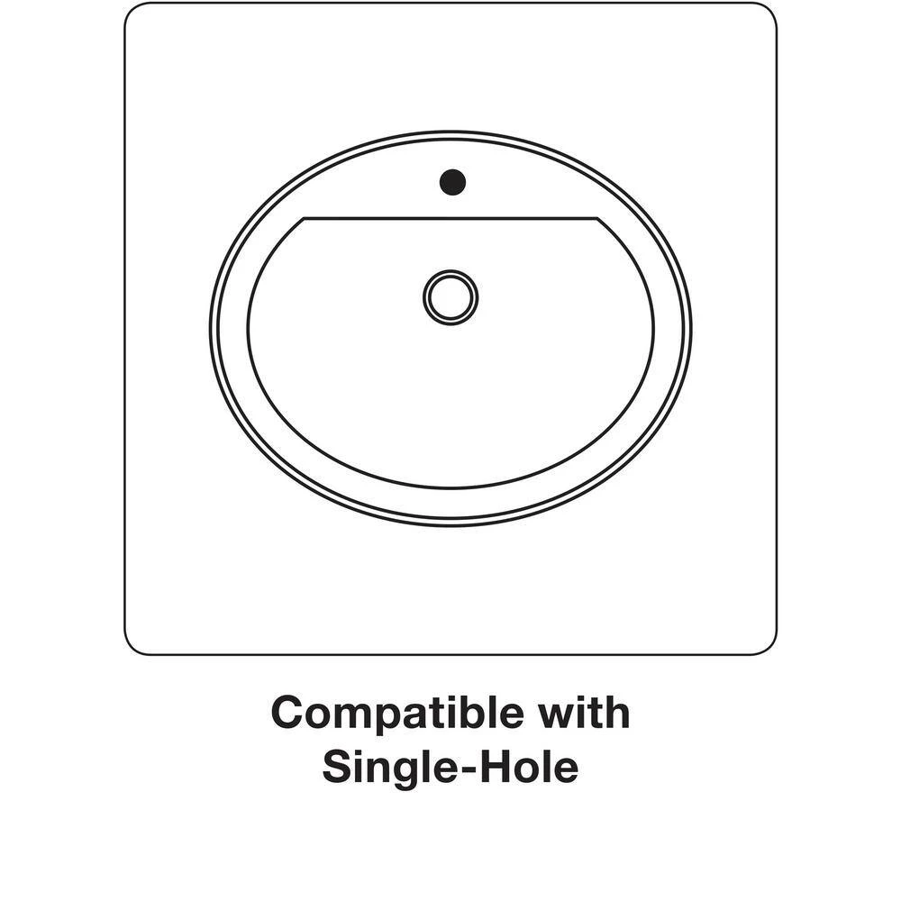 KOHLER Archer 4 in. Vitreous China Pedestal Sink Basin in Biscuit with Overflow Drain 5 KOHLER Archer 4 in. Vitreous China Pedestal Sink Basin in Biscuit with Overflow Drain - Image 3
