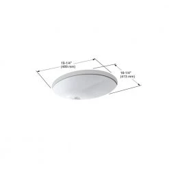 KOHLER Caxton Vitreous China Undermount Bathroom Sink with Overflow Drain in Biscuit with Overflow Drain -Bathroom Sinks Sales biscuit kohler undermount bathroom sinks k 2210 96 1f 1000