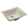 KOHLER Memoirs Vitreous China Undermount Bathroom Sink in Biscuit with Overflow Drain -Bathroom Sinks Sales biscuit kohler undermount bathroom sinks k 2339 96 64 1000