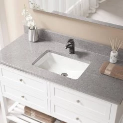 MR Direct Undermount Porcelain Bathroom Sink in Bisque with Pop-Up Drain in Antique Bronze -Bathroom Sinks Sales bisque mr direct undermount bathroom sinks u1913 b pud abr e1 1000