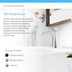 MR Direct Porcelain Vessel Sink in Bisque with 732 Faucet and Pop-Up Drain in Antique Bronze 16 MR Direct Porcelain Vessel Sink in Bisque with 732 Faucet and Pop-Up Drain in Antique Bronze -Bathroom Sinks Sales bisque mr direct vessel sinks v290 b 732 abr 1d 1000