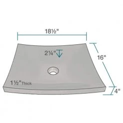 MR Direct Stone Vessel Sink in Shanxi Black Granite -Bathroom Sinks Sales black granite mr direct vessel sinks 855 40 1000