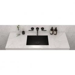 Ruvati Ariaso 18 in. Bathroom Sink Undermount Gunmetal Black Stainless Steel 19 Ruvati Ariaso 18 in. Bathroom Sink Undermount Gunmetal Black Stainless Steel -Bathroom Sinks Sales black gunmetal ruvati undermount bathroom sinks rvh6110bl 31 1000