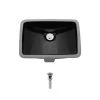 MR Direct Undermount Porcelain Bathroom Sink in Black with Pop-Up Drain in Chrome 2 MR Direct Undermount Porcelain Bathroom Sink in Black with Pop-Up Drain in Chrome -Bathroom Sinks Sales black mr direct undermount bathroom sinks u1913 black pud c 64 1000