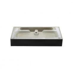 Swiss Madison Claire 30 in. Ceramic Console Sink in Matte Black Basin Black Legs -Bathroom Sinks Sales black swiss madison console sinks sm cs782 a0 1000