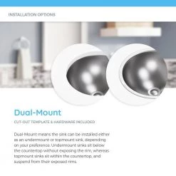 MR Direct Dual-Mount Bathroom Vessel Sink in Stainless Steel 15 MR Direct Dual-Mount Bathroom Vessel Sink in Stainless Steel -Bathroom Sinks Sales brushed satin mr direct undermount bathroom sinks 1917 c3 1000