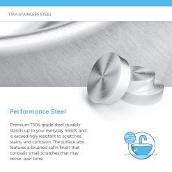 MR Direct Tri-Mount Bathroom Sink in Stainless Steel -Bathroom Sinks Sales brushed satin mr direct undermount bathroom sinks 420 77 1000