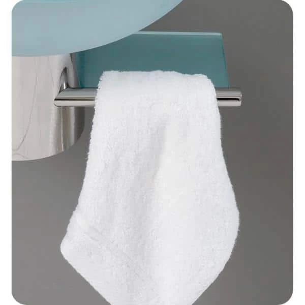 Fresca Cristallino Vessel Sink in Frosted Glass with Stand in Chrome 8 Fresca Cristallino Vessel Sink in Frosted Glass with Stand in Chrome - Image 6