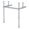 Water Creation Embassy 30 in. Brass Wash Stand Legs with Chrome Connectors 1 Water Creation Embassy 30 in. Brass Wash Stand Legs with Chrome Connectors -Bathroom Sinks Sales chrome water creation console sinks eb30a 0100 64 1000