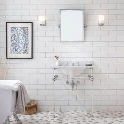 Water Creation Empire 30 in. Acrylic Wash Stand Legs with Chrome Connectors 9 Water Creation Empire 30 in. Acrylic Wash Stand Legs with Chrome Connectors -Bathroom Sinks Sales chrome water creation console sinks ep30a 0100 44 1000