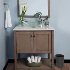 Novatto Chiaro Oval Slipper Glass Vessel Sink in Clear -Bathroom Sinks Sales clear novatto vessel sinks tis 324c 44 1000