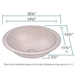 MR Direct Dual-Mount Bathroom Sink in Copper -Bathroom Sinks Sales copper mr direct undermount bathroom sinks 909 40 1000