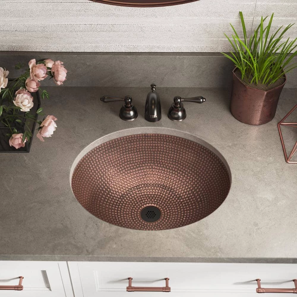 MR Direct Dual-Mount Bathroom Sink in Copper 3 MR Direct Dual-Mount Bathroom Sink in Copper