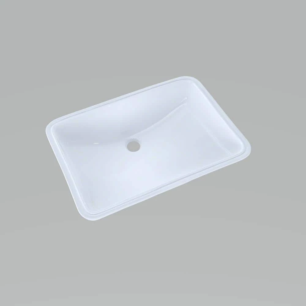 TOTO 21 in. Undermount Bathroom Sink with CeFiONtect in Cotton White 3 TOTO 21 in. Undermount Bathroom Sink with CeFiONtect in Cotton White