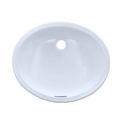 TOTO Rendezvous 17 in. Undermount Bathroom Sink with CeFiONtect in Cotton White -Bathroom Sinks Sales cotton white toto undermount bathroom sinks lt579g 01 c3 1000