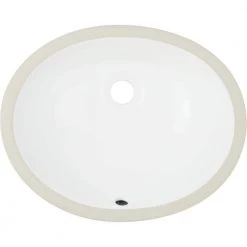 Ticor Belfast 16.5 in. Undermount Vanity Sink in White