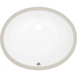 Ticor Belfast 18.5 in. Undermount Vanity Sink in White