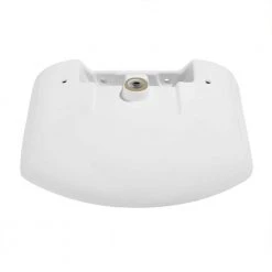 Swiss Madison Chateau Pedestal Bathroom Sink Round Single Faucet Hole in White -Bathroom Sinks Sales glossy white swiss madison pedestal sinks sm ps305 1d 1000