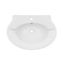 Swiss Madison Plaisir Rounded Pedestal Sink in Glossy White -Bathroom Sinks Sales glossy white swiss madison pedestal sinks sm ps309 a0 1000