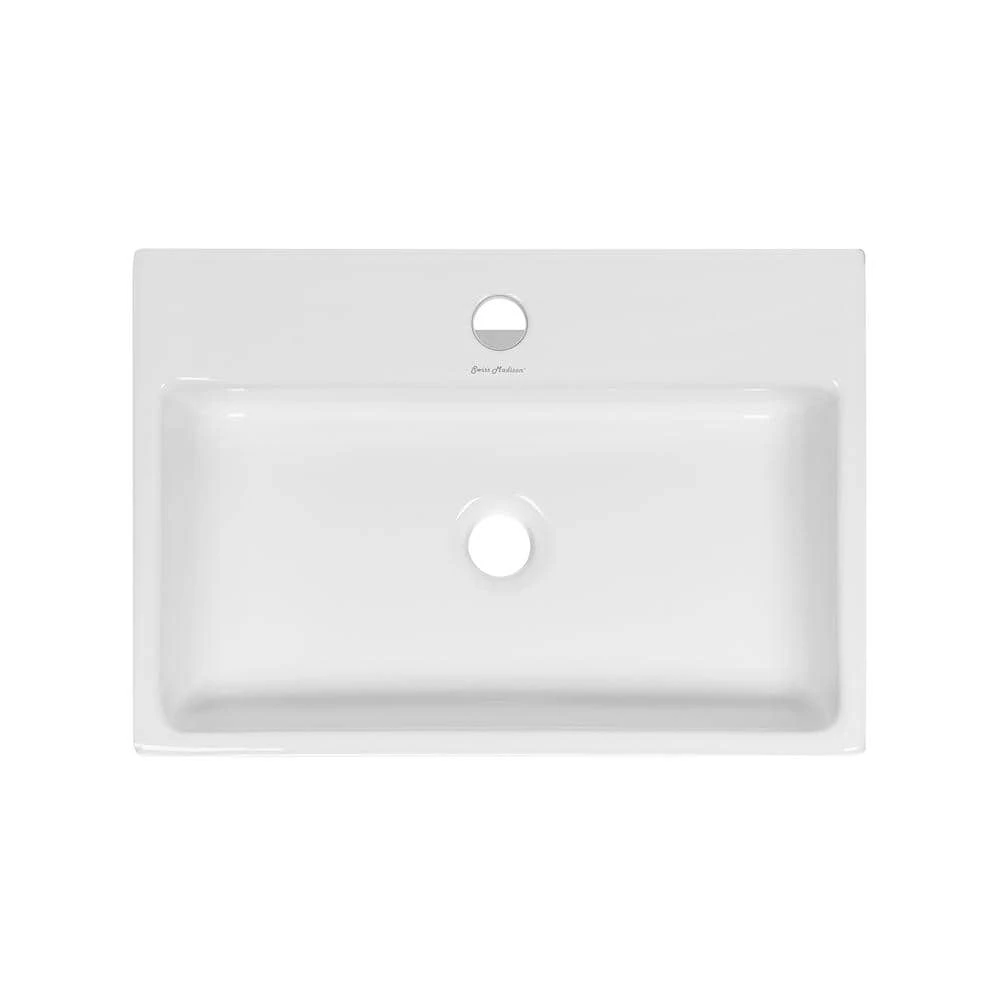 Swiss Madison Claire Vessel Sink in Glossy White 7 Swiss Madison Claire Vessel Sink in Glossy White - Image 5