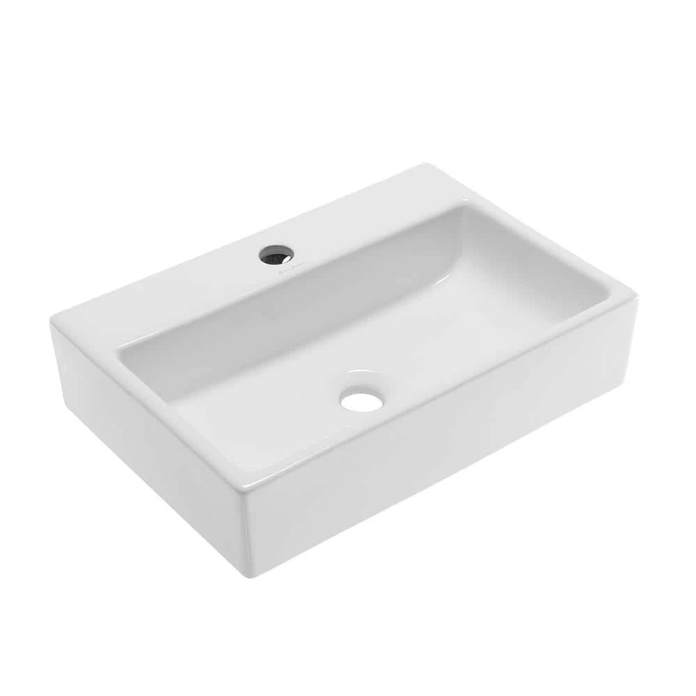 Swiss Madison Claire Vessel Sink in Glossy White 8 Swiss Madison Claire Vessel Sink in Glossy White - Image 6