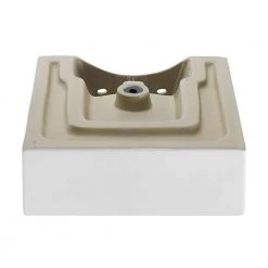 Swiss Madison Voltaire 18 in. Square Ceramic Vessel Sink in Glossy White -Bathroom Sinks Sales glossy white swiss madison wall mount sinks sm vs276 1d 1000
