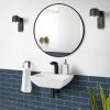 Swiss Madison Sublime Compact Ceramic Wall Hung Sink in White -Bathroom Sinks Sales glossy white swiss madison wall mount sinks sm ws317 64 1000