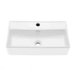 Swiss Madison Claire Ceramic Wall Hung Sink in White -Bathroom Sinks Sales glossy white swiss madison wall mount sinks sm ws318 a0 1000