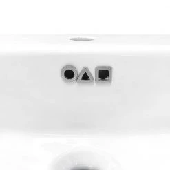 Swiss Madison St. Tropez Vessel Sink in Glossy White -Bathroom Sinks Sales glossy white swiss madison wall mount sinks sm ws322 a0 1000