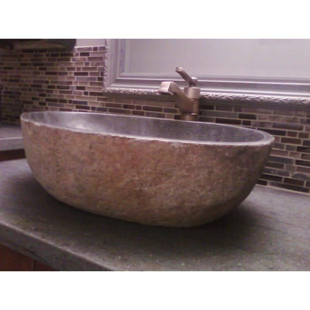 Eden Bath Natural Galet Nobu Boulder Sink with Thin Lip 9 Eden Bath Natural Galet Nobu Boulder Sink with Thin Lip - Image 7
