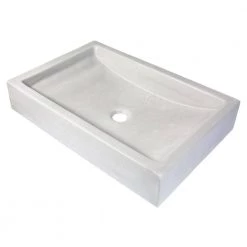 Eden Bath 22 in. Shallow Wave Concrete Rectangular Vessel Sink in Light Gray -Bathroom Sinks Sales light gray eden bath vessel sinks eb n008lg fa 1000