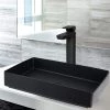 AKDY 20.6 in. W x 13.5 in. L Stainless Steel Vessel Sink with High Arc Faucet and Pop-Up Drain in Matte Black -Bathroom Sinks Sales matte black akdy vessel sinks bs003 5 3 2 64 1000