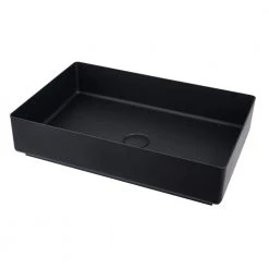 AKDY 20.6 in W x 13.5 in L Stainless Steel Bathroom Vessel Sink with Pop-Up Drain in Matte Black 11 AKDY 20.6 in W x 13.5 in L Stainless Steel Bathroom Vessel Sink with Pop-Up Drain in Matte Black -Bathroom Sinks Sales matte black akdy vessel sinks bs003 5 sd 4f 1000