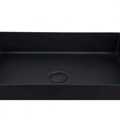 AKDY 20.6 in W x 13.5 in L Stainless Steel Bathroom Vessel Sink with Pop-Up Drain in Matte Black 14 AKDY 20.6 in W x 13.5 in L Stainless Steel Bathroom Vessel Sink with Pop-Up Drain in Matte Black -Bathroom Sinks Sales matte black akdy vessel sinks bs003 5 sd fa 1000
