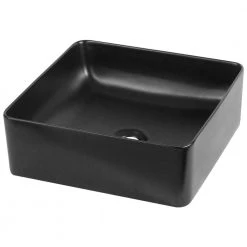MR Direct Vessel Sink in Matte Black -Bathroom Sinks Sales matte black mr direct vessel sinks v420 mb 40 1000