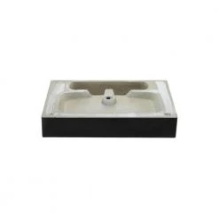 Swiss Madison Claire 24 in. Ceramic Matte Black Console Sink Basin Black Legs -Bathroom Sinks Sales matte black swiss madison console sinks sm cs781 a0 1000