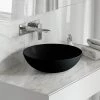Swiss Madison Classe Vessel Sink in Matte Black -Bathroom Sinks Sales matte black swiss madison vessel sinks sm vs241 64 1000