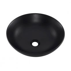 Swiss Madison Classe Vessel Sink in Matte Black 16 Swiss Madison Classe Vessel Sink in Matte Black -Bathroom Sinks Sales matte black swiss madison vessel sinks sm vs241 e1 1000