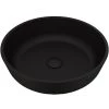 VIGO Matte Shell Modus Glass Round Vessel Bathroom Sink in Black -Bathroom Sinks Sales matte black vigo vessel sinks vg07113 64 1000