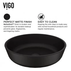 VIGO Matte Shell Modus Glass Round Vessel Bathroom Sink in Black 15 VIGO Matte Shell Modus Glass Round Vessel Bathroom Sink in Black -Bathroom Sinks Sales matte black vigo vessel sinks vg07113 c3 1000