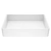 VIGO Matte Stone Magnolia Composite Rectangular Vessel Bathroom Sink in White -Bathroom Sinks Sales matte stone vigo vessel sinks vg04010 64 1000