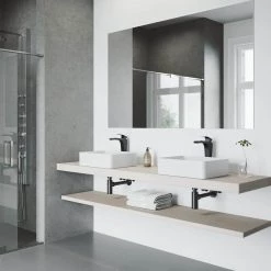 VIGO Matte Stone Jasmine Composite Rectangular Vessel Bathroom Sink in White 14 VIGO Matte Stone Jasmine Composite Rectangular Vessel Bathroom Sink in White -Bathroom Sinks Sales matte stone vigo vessel sinks vg04013 40 1000