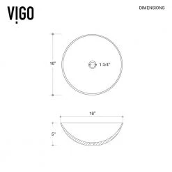 VIGO Matte Stone Lotus Composite Round Vessel Bathroom Sink in White 19 VIGO Matte Stone Lotus Composite Round Vessel Bathroom Sink in White -Bathroom Sinks Sales matte stone vigo vessel sinks vg04015 4f 1000