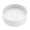VIGO Matte Stone Bryant Composite Round Vessel Bathroom Sink in White 1 VIGO Matte Stone Bryant Composite Round Vessel Bathroom Sink in White -Bathroom Sinks Sales matte stone vigo vessel sinks vg04019 64 1000
