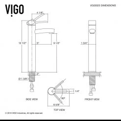 VIGO Matte Stone Vinca Composite Rectangular Vessel Bathroom Sink in White with Faucet and Pop-Up Drain in Brushed Nickel -Bathroom Sinks Sales matte stone vigo vessel sinks vgt1212 31 1000