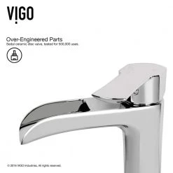 VIGO Matte Stone Magnolia Composite Rectangular Vessel Bathroom Sink in White with Niko Faucet and Pop-Up Drain in Chrome 27 VIGO Matte Stone Magnolia Composite Rectangular Vessel Bathroom Sink in White with Niko Faucet and Pop-Up Drain in Chrome -Bathroom Sinks Sales matte stone vigo vessel sinks vgt1232 fa 1000